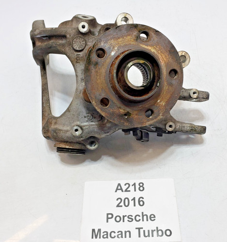 ✅ 15-18 OEM Porsche Macan Turbo 95B Rear Left Driver Wheel Hub Spindle Knuckle