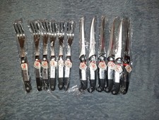 Set Of 6 Befman & Benz Solingen Steak Knife And Fork Set. Unused