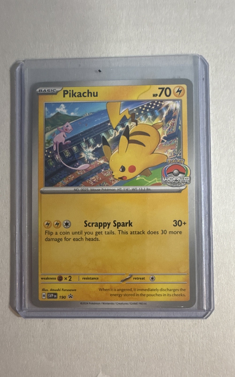 Pikachu 190 Sv: Scarlet & Violet Promo Cards Regular