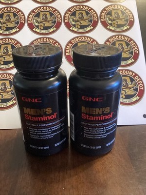   GNC Men s Staminol 2 Bottles Sealed Exp 06/2027 Men s Wellness Supplement