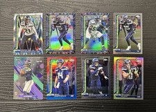 2025 Topps Chrome/Finest Football Seahawks Lot- Neon Pulse Refractors, Milroe RC