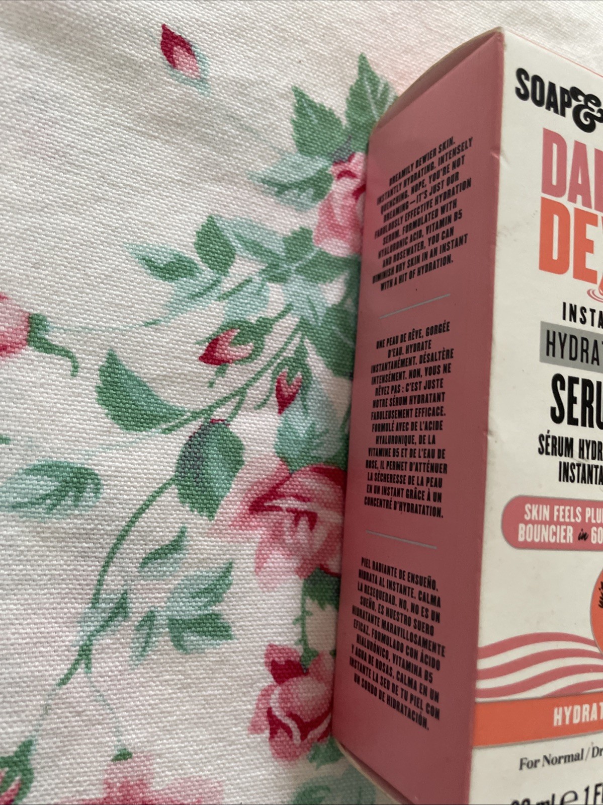 Soap&Glory Daily Dew Instant Hydration Serum For Dry To Normal Skin 1oz Retired