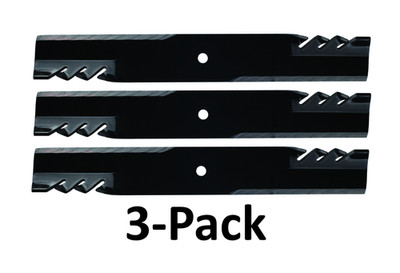Oregon Gator G6 Blades (3-pack) for Hustler Super Z 60'' non-XR7 deck, 396-703(3)