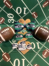 NFL Seahawks Hair Bows Accessories