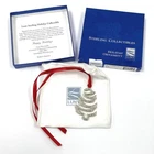 VNTG 2002 Lunt Silversmith Sterling Silver Annual Christmas Tree Ornament 11.18g