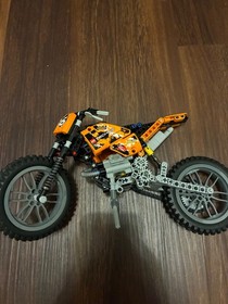 Lego Moto Cross Bike Technic 42007 Complete Used Free Shipping