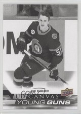 2022 Upper Deck Series 2 UD Canvas Young Guns Black & White Cole Reinhardt 2o7