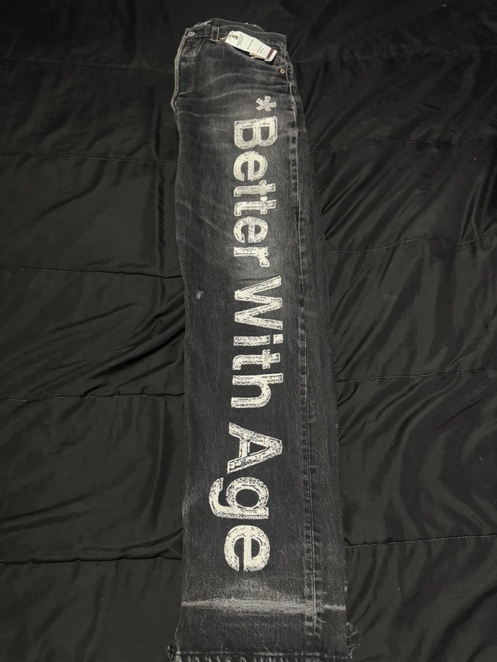 Better With Age Jeans Black Wash 33x34 - Image 3 of 4