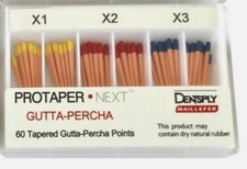 Protaper Next Conform Fit Gutta-Percha Points by Dentsply All sizes  60/pack 