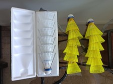 3 x(6's) = 18 RSL BADMINTON NYLON SHUTTLECOCKS