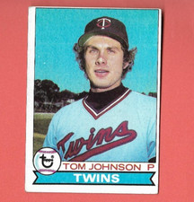 1979 Topps Tom Johnson Card, Minnesota Twins Baseball 'VG' #162