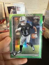 2025 Topps Chrome Football Tre Tucker #175 Green Refractor /99