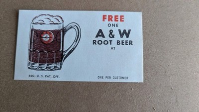 A&W Root Beer Coupon