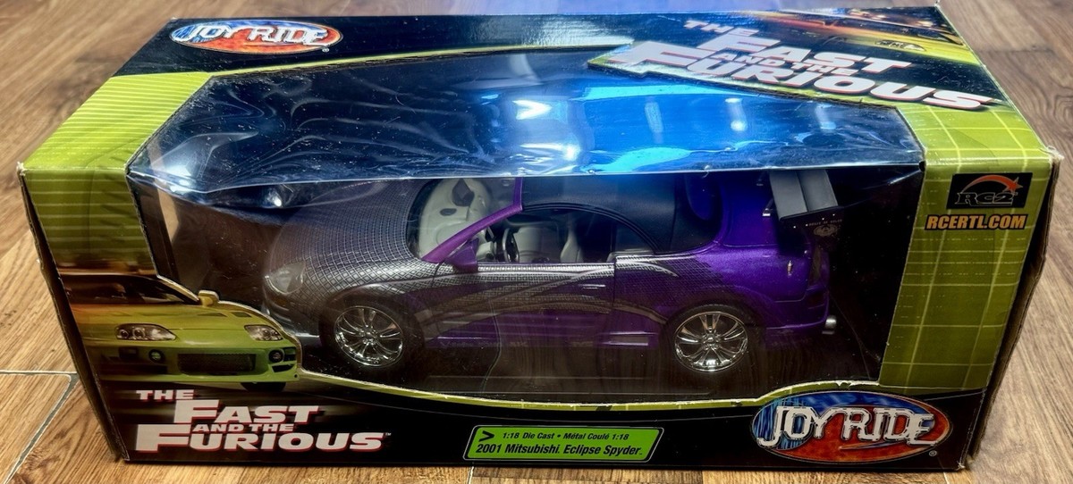 ワイルドスピードMITSUBISHI ECLIPCE SPYDER 1/18 ERTL Joyride Fast & The Furious 1:18 Scale 2001 Mitsubishi Eclipse