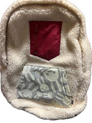CUNE Boa Backpack Fuzzy Soft 42cm x 35cm x 10cm From Japan