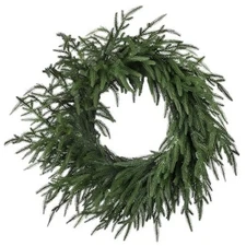  Christmas Pine Wreath Christmas Wreaths for Front Door, Real Touch 24 Inch