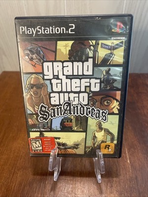 GTA San Andreas PS2 Black Label - No Manual or map