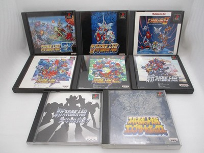 PS1 Super Robot Wars 3rd 4th F Kanketsu S EX Neo Komplettbox 8 Spiele Japan