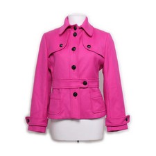 Red Valentino, Jacke, Damen, Größe: 38, Pink, Polyamid/Wolle, Einfarbig #FLE