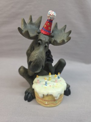 Big Sky Carvers Mountain Moose Jeff Fleming Retired Birthday Moose