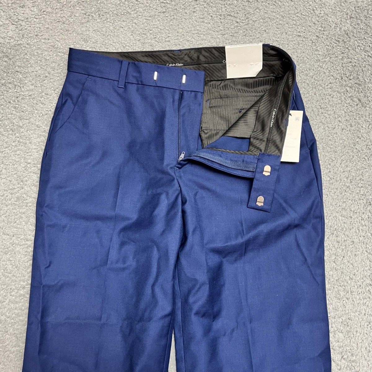 Calvin Klein Dress Pants Boys 18R Blue Slim Fit Flat Front Casual Formal Office | eBay Calvin Klein Dress Pants Boys 18R Blue Slim Fit Flat Front Casual Formal Office | eBay