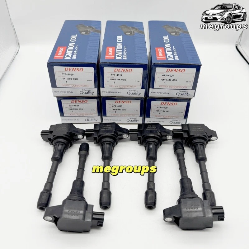 6X Denso Ignition Coil 673-4029 for Nissan Maxima Pathfinder Murano INFINITI NEW Foto 3 de 4