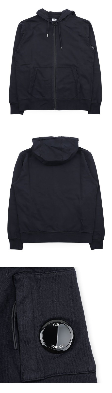 CP Company Men's Lens Patch Hooded Zip-Up Jacket 152160874 thumbnail 3