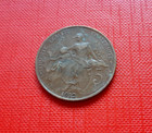 Pièce , France , 5 Centimes , 1912 , Daniel Dupuis , Bronze , KM#842 , [7251]