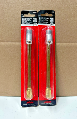 #ad 2PK Milton S 693 Dual Head Straight Foot Air Chuck Tire Pressure Gauge 1 4quot; FNPT $29.99