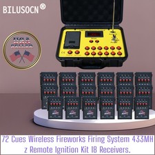 72 Cues Wireless Fireworks Firing System Professional Pyrotechnic Remote Control