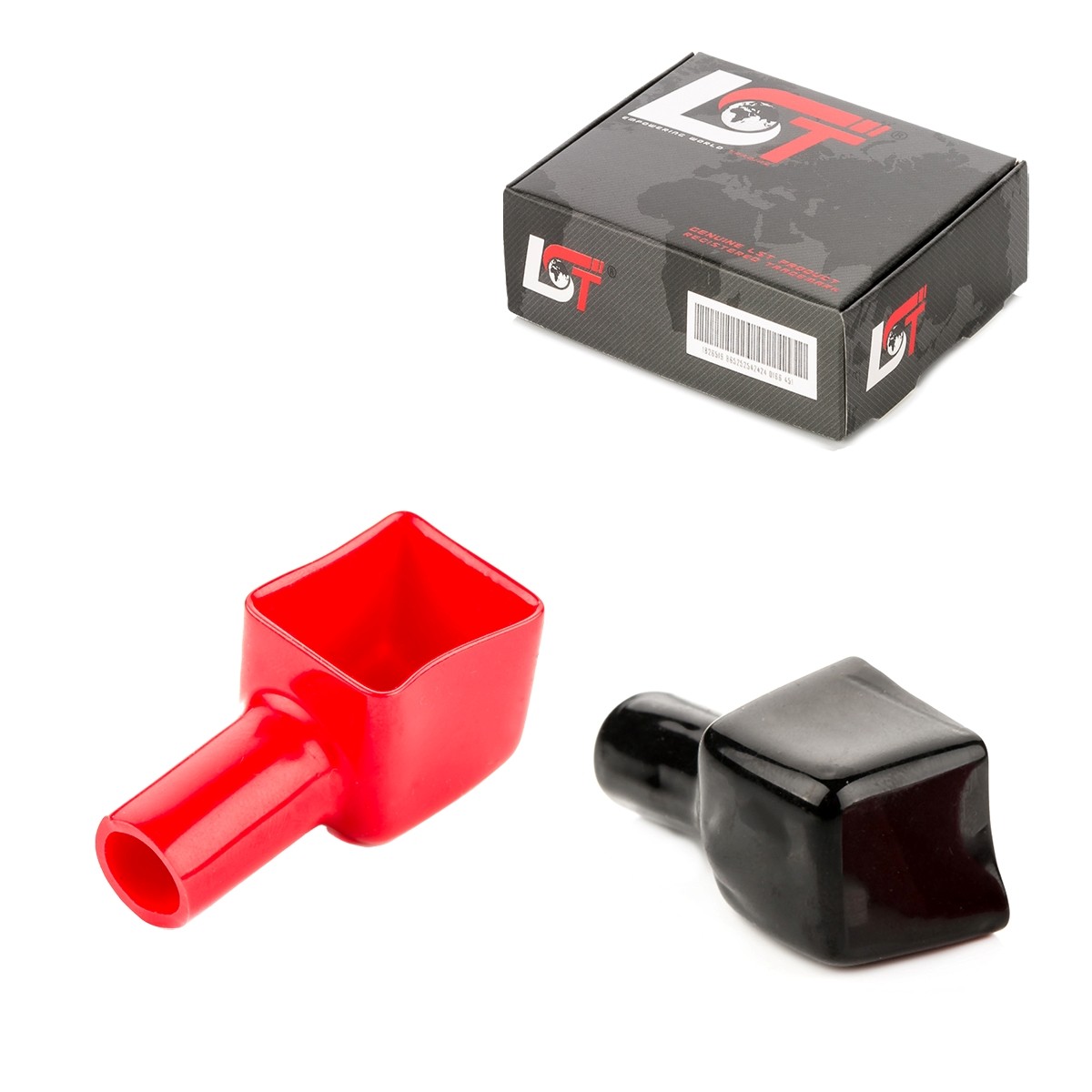 Covers Set Battery Pole Protection Caps Red Black Negative Positive for BMW