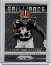 Cleveland Browns TRENT RICHARDSON 2013 Panini Prizm BRILLIANCE Football Card