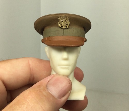 1/6 US ARMY WW2 OFFICERS CRUSHER CAP HAT B-17 PILOT / OFFICER DRAGON BBI DID - Picture 1 of 13