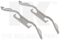 NK ZubehöRsatz Scheibenbremsbelag 7915221 FüR Ford BMW BA7 Mondeo Galaxy Jaguar