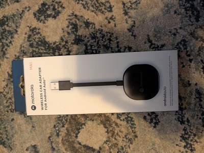 Motorola MA1 Wireless Android Auto Adapter, Bluetooth, USB Type-A USB Port