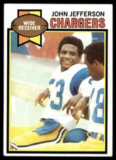 1979 Topps John Jefferson Rookie San Diego Chargers #217