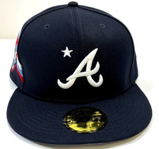 Atlanta Braves NE MLB All Star Game On-Field 2023  Fitted Hat~Blue
