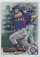 2017 Bowman Draft Chrome Refractor Matthew Whatley #BDC-121 fm0