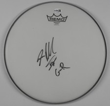 Guns n Roses Steven Adler JSA  Signed Autograph Drumhead Drum Head