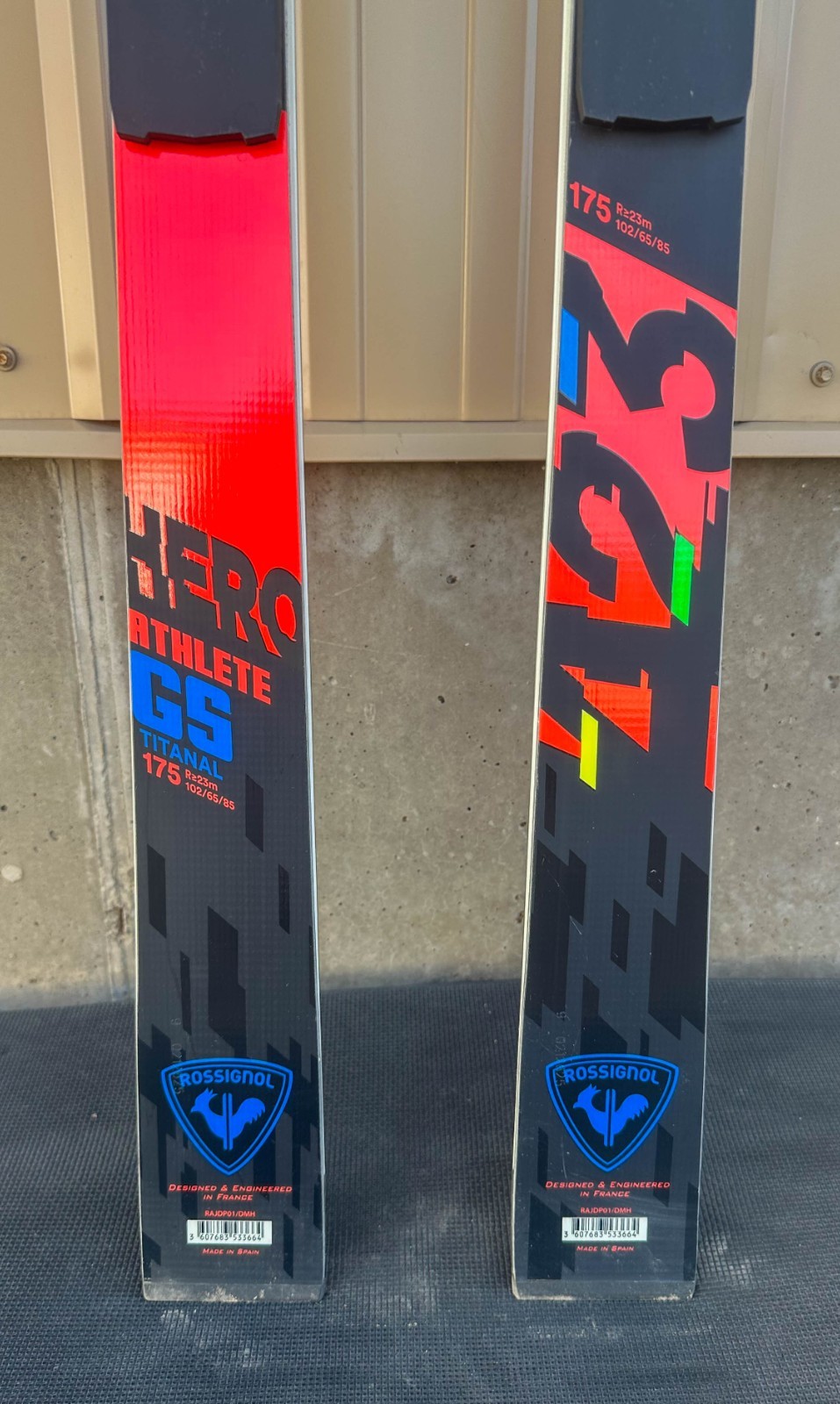 2022 Rossignol HERO ATHLETE GS R22 Race Skis Size-175cm Radius-23 Meters