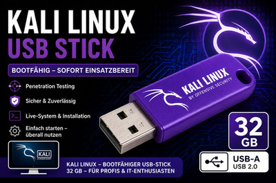 Kali Linux   Bootfähiger 32 GB USB-Stick | Live-System & Installation | Sofort e