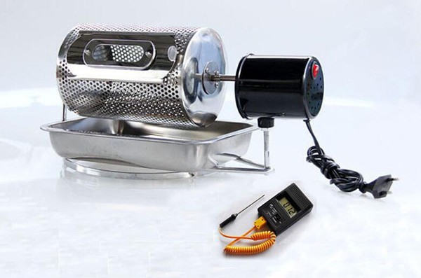 220V Home Kitchen Coffee Roaster Machine with Probe Thermometer 600g Photo Related