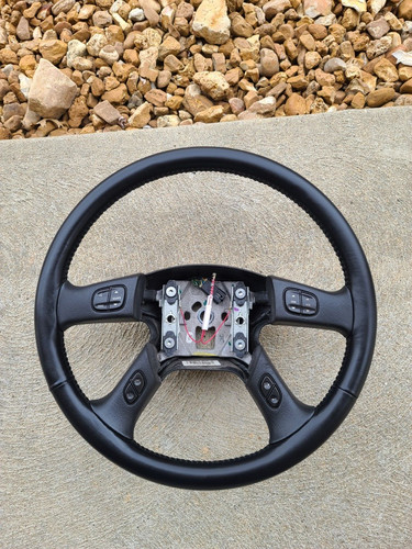 ✅ OEM Black Leather Steering Chevrolet Wheel silverado Chevy GMC