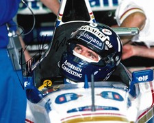 Damon Hill "Williams" autograph signed 20x25 cm picture