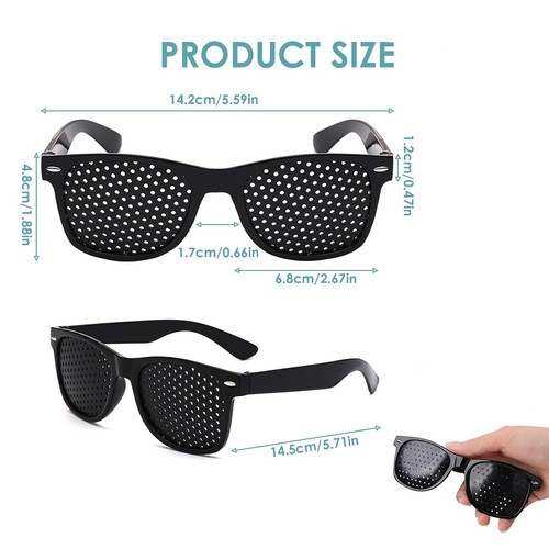 2Pack Glasses for Eyesight Improvement Protection Pinhole Vision Correction Care - Picture 2 of 10