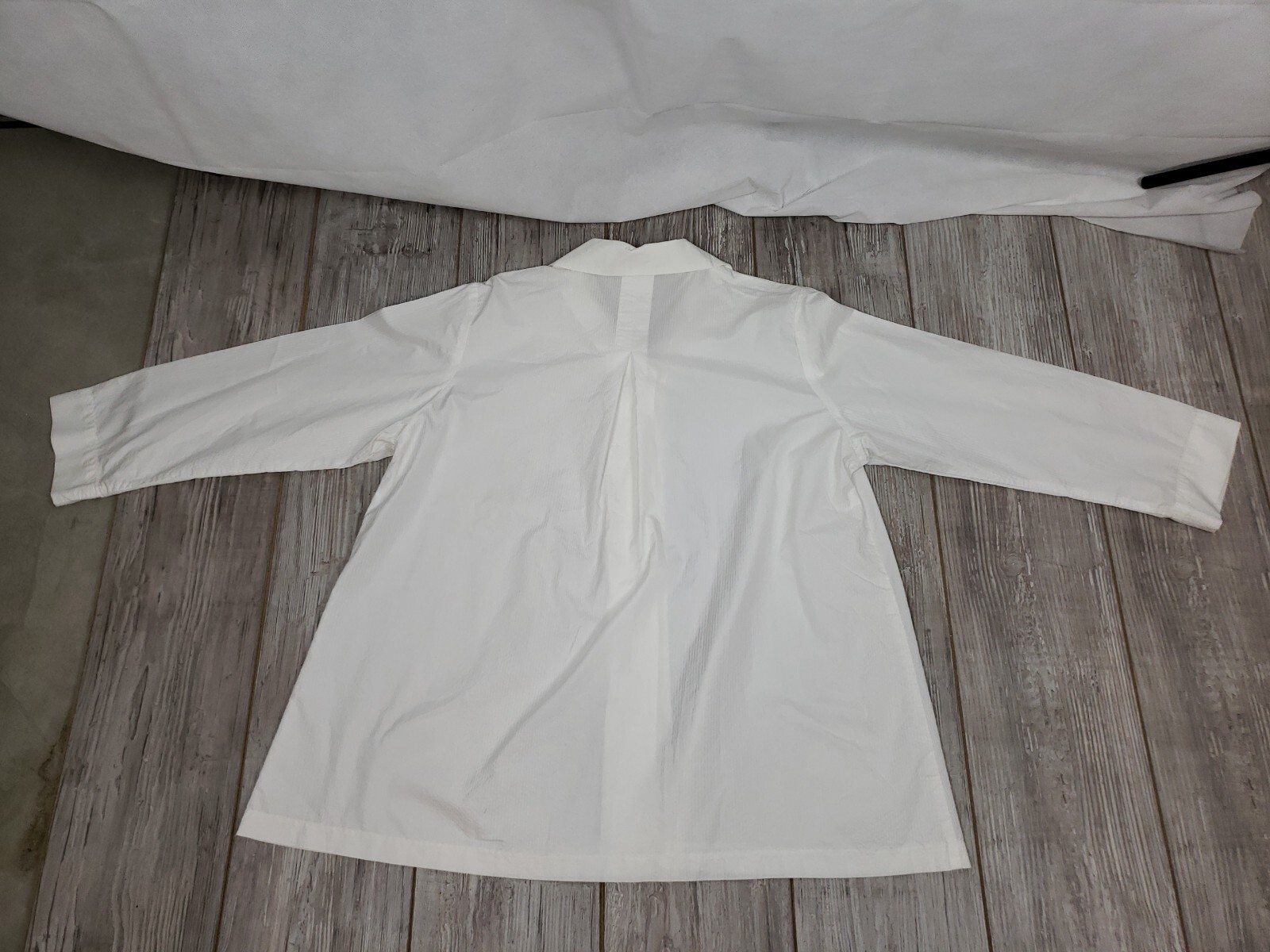 EUC Spirithouse white Button Down Top Size M Cott… - image 8