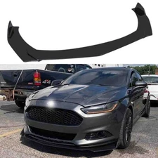 For Ford Fusion Car Front Bumper Lip Spoiler Splitter Body Kit Glossy Black US