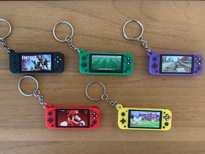Nintendo Switch Lite Mario Fortnite FIFA Pokemon Keyrings