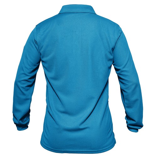 Camisas polo ateléticas de manga larga y corta para hombre de secado rápido equipo activo informal Top - Imagen 87 de 162