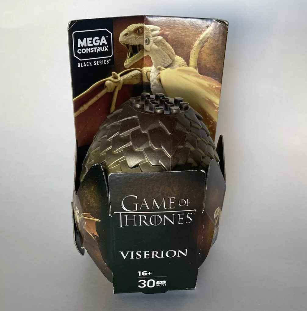 Mega Construx Black Series Dragon Egg - Viserion - Game of Thrones 30pcs